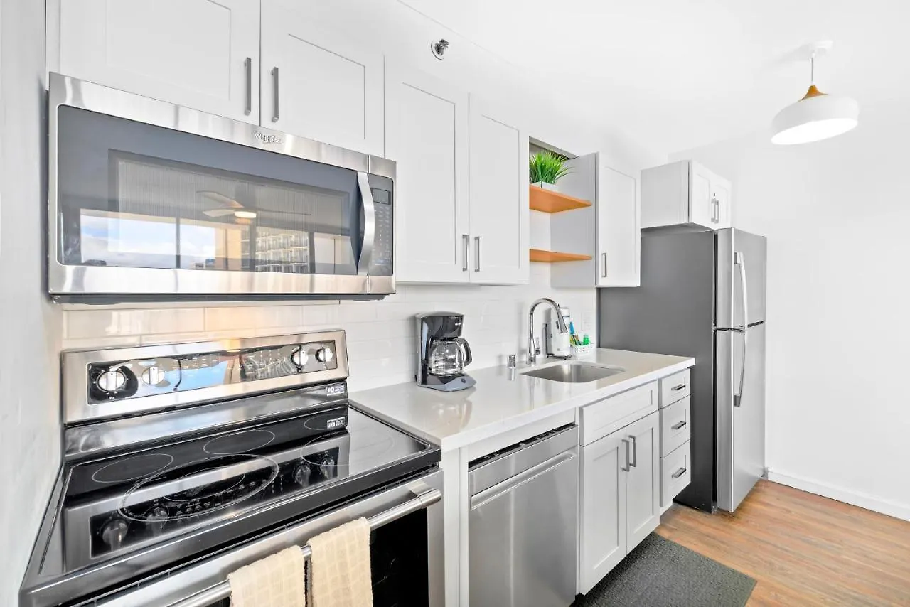Apartmán Stylish Waikiki Gem With Ocean View And Free Parking! Honolulu