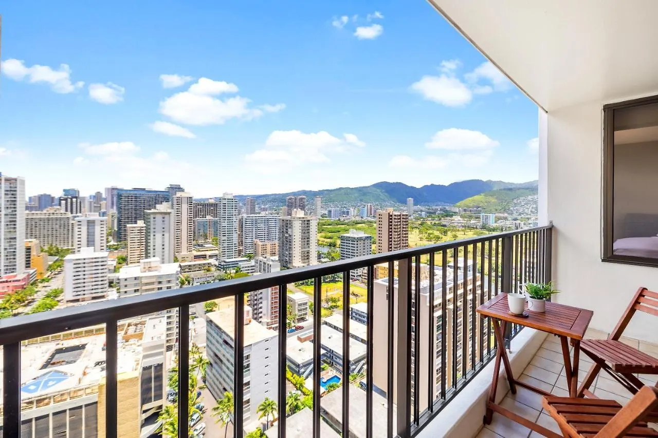 Apartmán Stylish Waikiki Gem With Ocean View And Free Parking! Honolulu USA